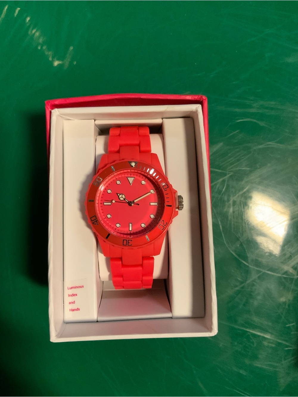 Target Red Womens sport watch.